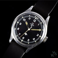 Omega 1953 ’Fat Arrow’ RAF-Issued Pilot’s watch - Ref. 2777-1 - 6645 - 101000 6B/542 - Vintage Watch Specialist