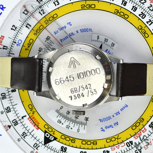 Omega 1953 ’Fat Arrow’ RAF-Issued Pilot’s watch - Ref. 2777-1 - 6645 - 101000 6B/542 - Vintage Watch Specialist