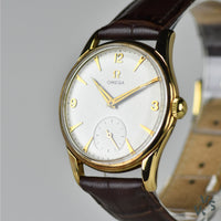 Omega - 9ct Carat Gold Dress Watch - c.1956 - Cal.267 - Dennison Case Ref.13339 - Vintage Watch Specialist