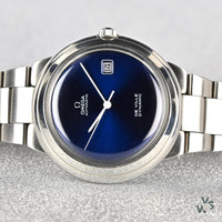 Omega Automatic De Ville Dynamic - Blue Date Dial - c.1970s - Vintage Watch Specialist