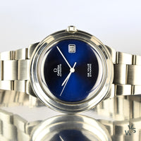 Omega Automatic De Ville Dynamic - Blue Date Dial - c.1970s - Vintage Watch Specialist