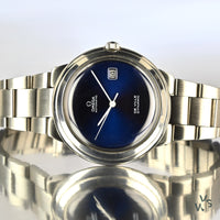 Omega Automatic De Ville Dynamic - Blue Date Dial - c.1970s - Vintage Watch Specialist