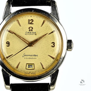 Omega Automatic Seamaster Calendar Bumper Automatic - Model Ref: 2757-6SC - c.1954 - Vintage Watch Specialist