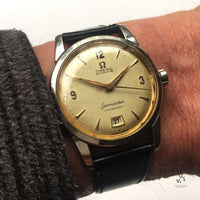 Omega Automatic Seamaster Calendar Bumper Automatic - Model Ref: 2757-6SC - c.1954 - Vintage Watch Specialist