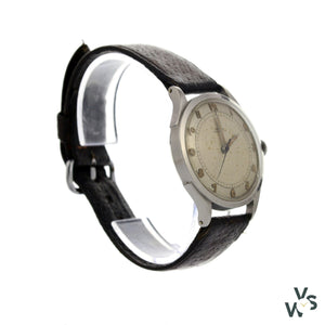 Omega Automatic Stainless Steel Bumper Movement Ref.2584-2480-1 - Vintagewatchspecialist
