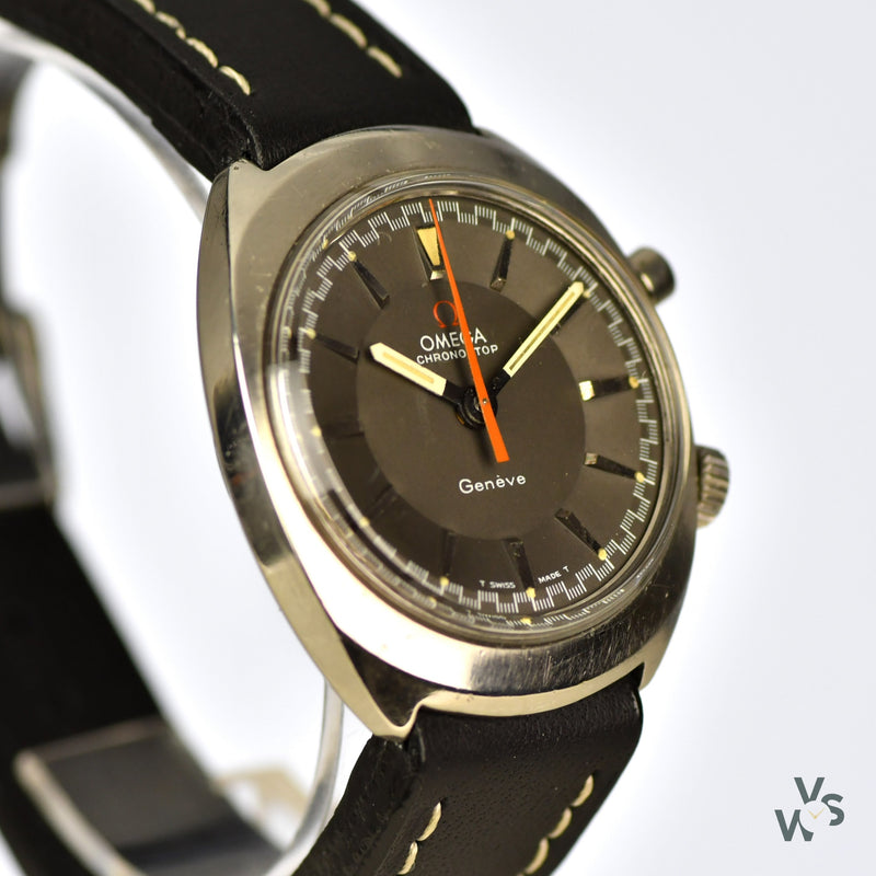 Omega Chronostop Geneve Cal 865 17j Circa 1968 - Vintage Watch Specialist
