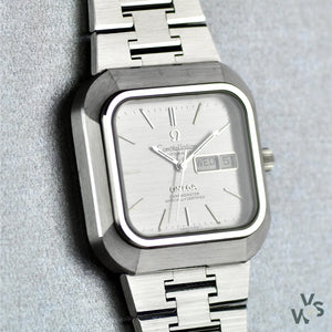 Omega Constellation Day/Date TV Case - 1970s Reference 368.0854 - Cal.1021 - Vintage Watch Specialist