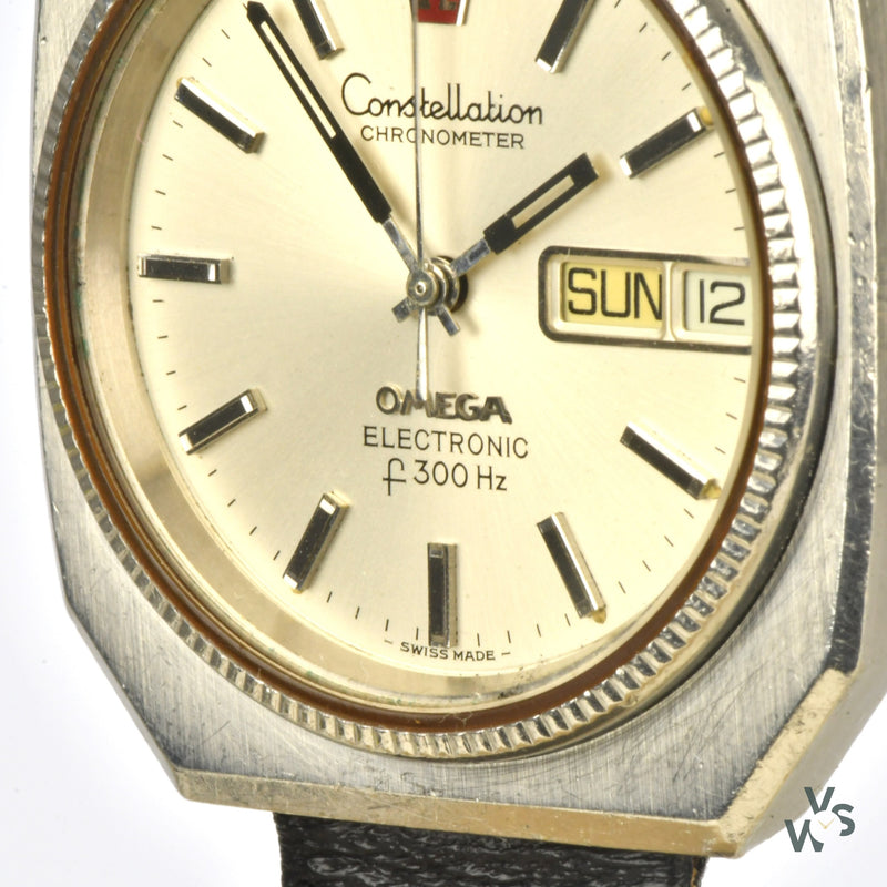 Omega Constellation F300 Electronic Day/Date c.1970s - Vintage Watch Specialist
