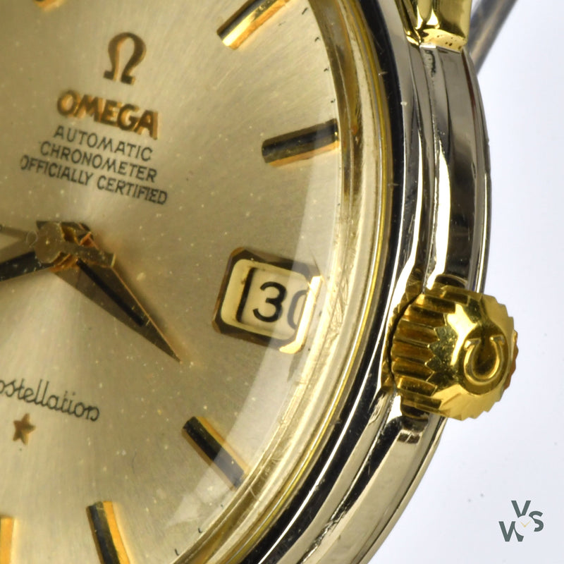 Omega Constellation G.P. and Steel Dress Watch - Vintage Watch Specialist