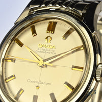 Omega Constellation - Model Ref: 14381-7 - Silver Cross Hair Dial - c.1960 - Vintage Watch Specialist