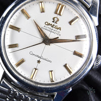 Omega Constellation - Model Ref: 14381-7 - Silver Cross Hair Dial - c.1960 - Vintage Watch Specialist