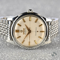 Omega Constellation - Model Ref: 14381-7 - Silver Cross Hair Dial - c.1960 - Vintage Watch Specialist