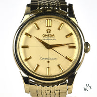 Omega Constellation - Model Ref: 14381-7 - Silver Cross Hair Dial - c.1960 - Vintage Watch Specialist