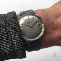 Omega De Ville Calendar - Model Ref: 166.033 - Silver Dial - c.1968 - Vintage Watch Specialist