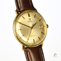 Omega De Ville Date - Reference 166.033 - 14k Gold Presentation Watch - 1969 - Vintage Watch Specialist