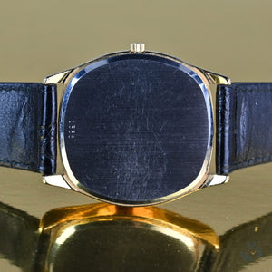 Omega De Ville - TV Case - Gold Plated - Black Dial - c.1981 - Reference 191.00.97 - Vintage Watch Specialist