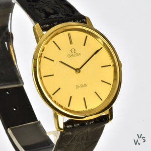 Omega Deville 18k Gold Dress Watch - Vintage Watch Specialist