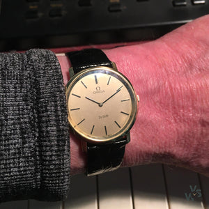 Omega Deville 18k Gold Dress Watch - Vintage Watch Specialist