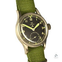 Omega - Dirty Dozen WWW - World War II Military Soldiers Wrist Watch - circa.1940s - Vintage Watch Specialist