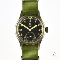 Omega - Dirty Dozen WWW - World War II Military Soldiers Wrist Watch - circa.1940s - Vintage Watch Specialist