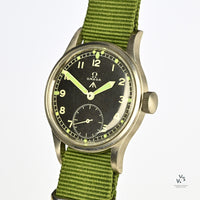 Omega - Dirty Dozen WWW - World War II Military Soldiers Wrist Watch - circa.1940s - Vintage Watch Specialist