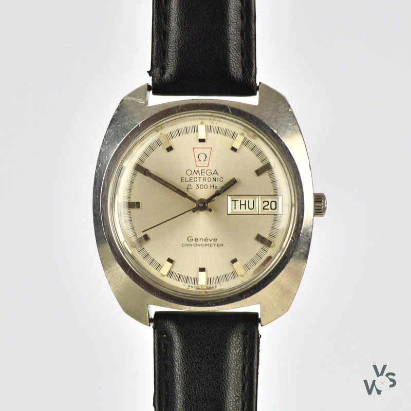 Omega - Electronic F300 - Geneve Chronometer - Reference 198.031 - c.1974 - Vintage Watch Specialist