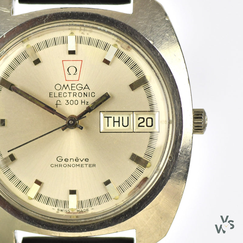 Omega - Electronic F300 - Geneve Chronometer - Reference 198.031 - c.1974 - Vintage Watch Specialist