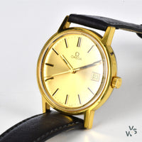 Omega G.P. Dress Watch - Model MD136-0099 - Manual Wind with Date c1974 45 Hour Power Reserve - Vintage Watch Specialist