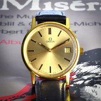 Omega G.P. Dress Watch - Model MD136-0099 - Manual Wind with Date c1974 45 Hour Power Reserve - Vintage Watch Specialist