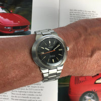 Omega Geneve Dynamic - Black Tritium Dial - Vintage Watch Specialist