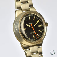 Omega Geneve Dynamic - Black Tritium Dial - Vintage Watch Specialist