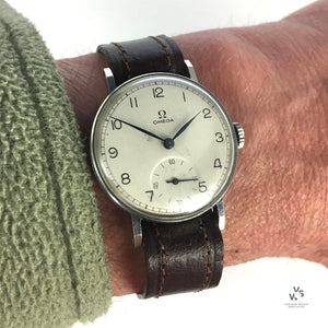 Omega - Military Style Dress Watch - c.1940s - Vintage Watch Specialist