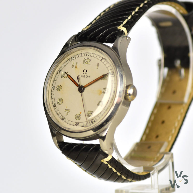 Omega Military Style Watch c1943 with cal 30 SC T2 movement - Vintage Watch Specialist