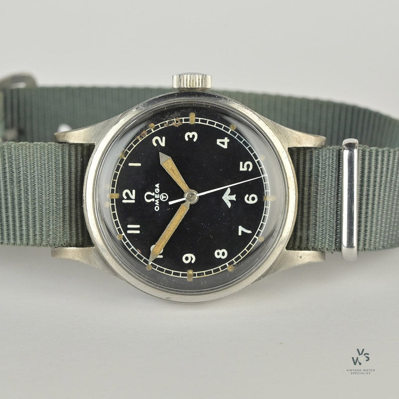 Omega - RAF 6B/542 Issued “53 Fat Arrow” Pilot’s Watch - 1953 - Reference 2777-1 - Vintage Watch Specialist