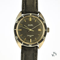 Omega Seamaster 120 Automatic - Black Dial and Bezel - Model Ref: 166.027 - c.1968 - Vintage Watch Specialist