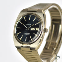Omega Seamaster Automatic - Ref: 166.0216 - Blue Sunburst Dial with Day and Date - Vintage Watch Specialist
