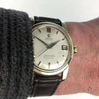 Omega Seamaster Calendar in Steel and Gold Plate - Model ref: 2849 12SC - c.1958 - Vintage Watch Specialist