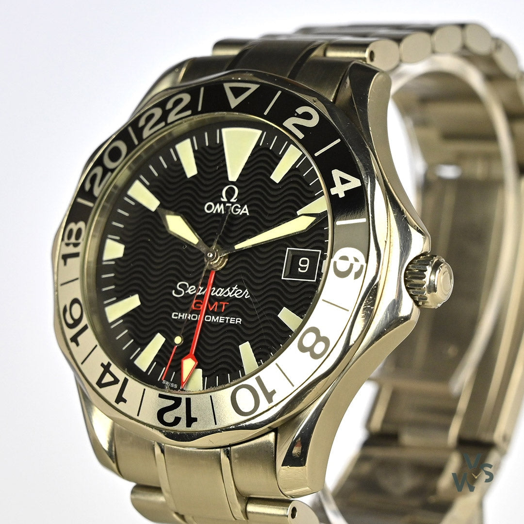 Omega Seamaster GMT Chronometer 50th Anniversary Model Ref 2534.5 Vintage Watch Specialist