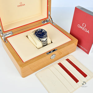 Omega Seamaster Professional - Planet Ocean - Blue Dial - Ref: 232.90.42.21.03.001 - Issued 2014 - Vintage Watch Specialist