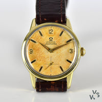 Omega Seamaster Ref. 14389-8 Gold Capped Tropical Dial - Cal.268 c.1960 - Vintage Watch Specialist