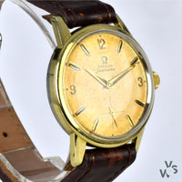 Omega Seamaster Ref. 14389-8 Gold Capped Tropical Dial - Cal.268 c.1960 - Vintage Watch Specialist