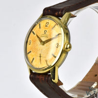 Omega Seamaster Ref. 14389-8 Gold Capped Tropical Dial - Cal.268 c.1960 - Vintage Watch Specialist