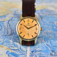 Omega Seamaster Ref. 14389-8 Gold Capped Tropical Dial - Cal.268 c.1960 - Vintage Watch Specialist