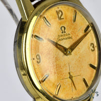 Omega Seamaster Ref. 14389-8 Gold Capped Tropical Dial - Cal.268 c.1960 - Vintage Watch Specialist