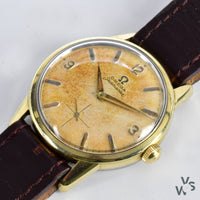 Omega Seamaster Ref. 14389-8 Gold Capped Tropical Dial - Cal.268 c.1960 - Vintage Watch Specialist