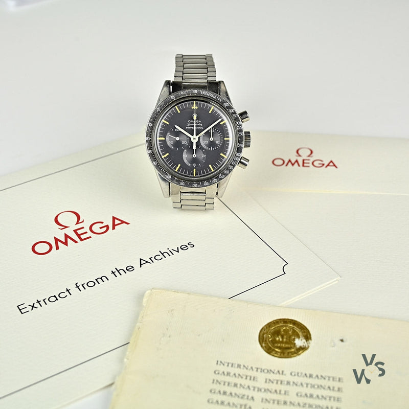 Omega Speedmaster Professional Ed White - Model Ref: ST 105.003 - Extremely Rare Grey Service Dial - Issued: 1967 - Vintage Watch Specialist