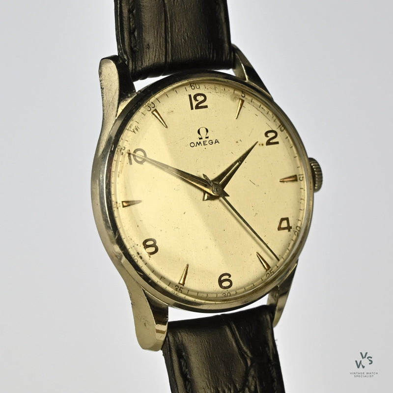 Omega Vintage Manual Wind Steel Gents Watch 2810-1 SC - c.1955 - Vintage Watch Specialist