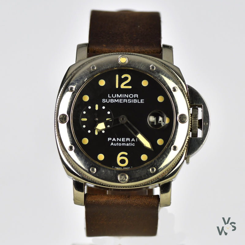 Panerai - Officine Luminor Submersible - Model Ref: PAM00024 - c.1998 with Box and Paperwork - Vintage Watch Specialist