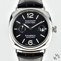 Panerai Radiomir Blackseal Ltd. Edition Ref. PAM 00287 - 2008 complete full set Box + Papers - Vintage Watch Specialist