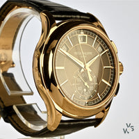 Patek Philippe 5905R Flyback Chronograph - Chocolate Sunburst Dial - May 2021 - Vintage Watch Specialist